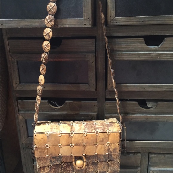 Summer Vibes Coconut Shell Handbag - Picture 2 of 8